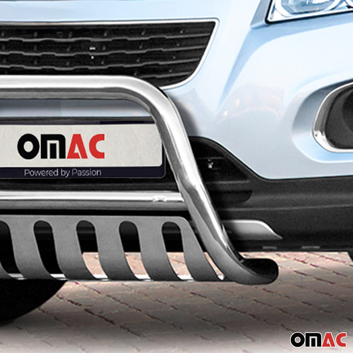 Bară de protecție/buton față pentru Chevrolet Trax 2013-2021 cu ABE (omologare de tip germană) Oțel argintiu