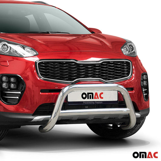 Bară de protecție față pentru Kia Sportage 2015-2021 cu ABE (omologare de tip germană) Oțel Argintiu