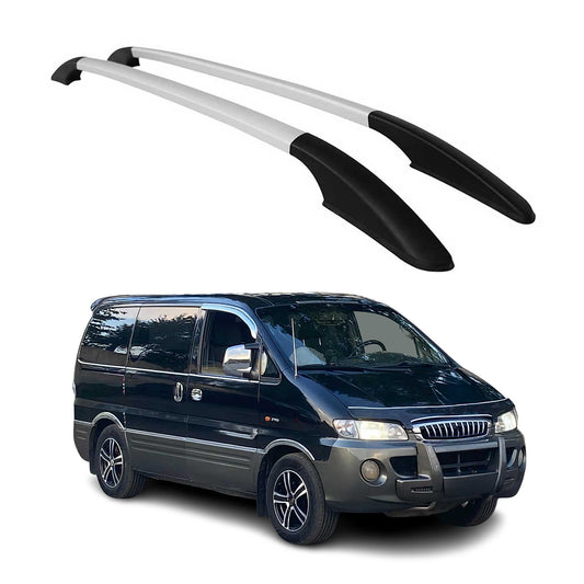 Aluminium Dachreling Relingträger für Hyundai Starex 1997-2007 Silber 2x