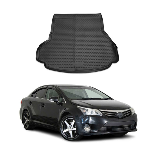Kofferraummatte Kofferraumwanne für Toyota Avensis 2008-2018 Gummi TPE Schwarz