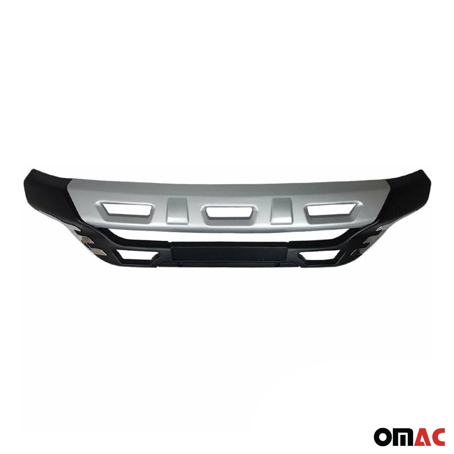 Difuzor spate bara de protecție spate pentru Hyundai ix35 2010-2012 argintiu negru 2x