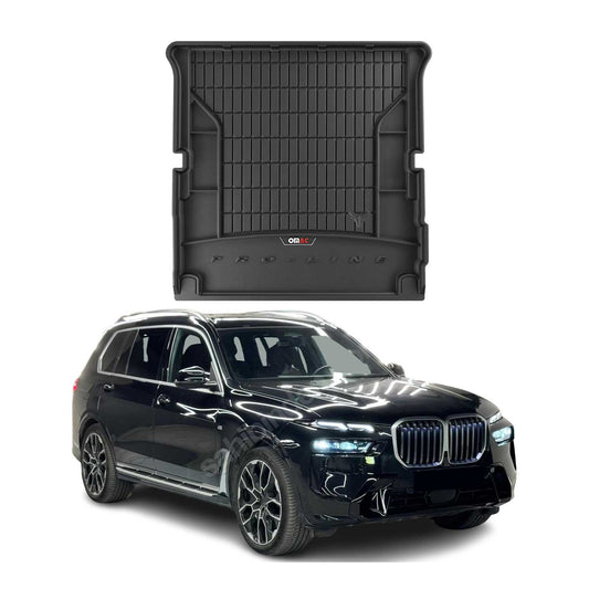 OMAC Gummi Kofferraumwanne für BMW X7 G07 2019-2025 Klappbare 3.Reihe Schwarz