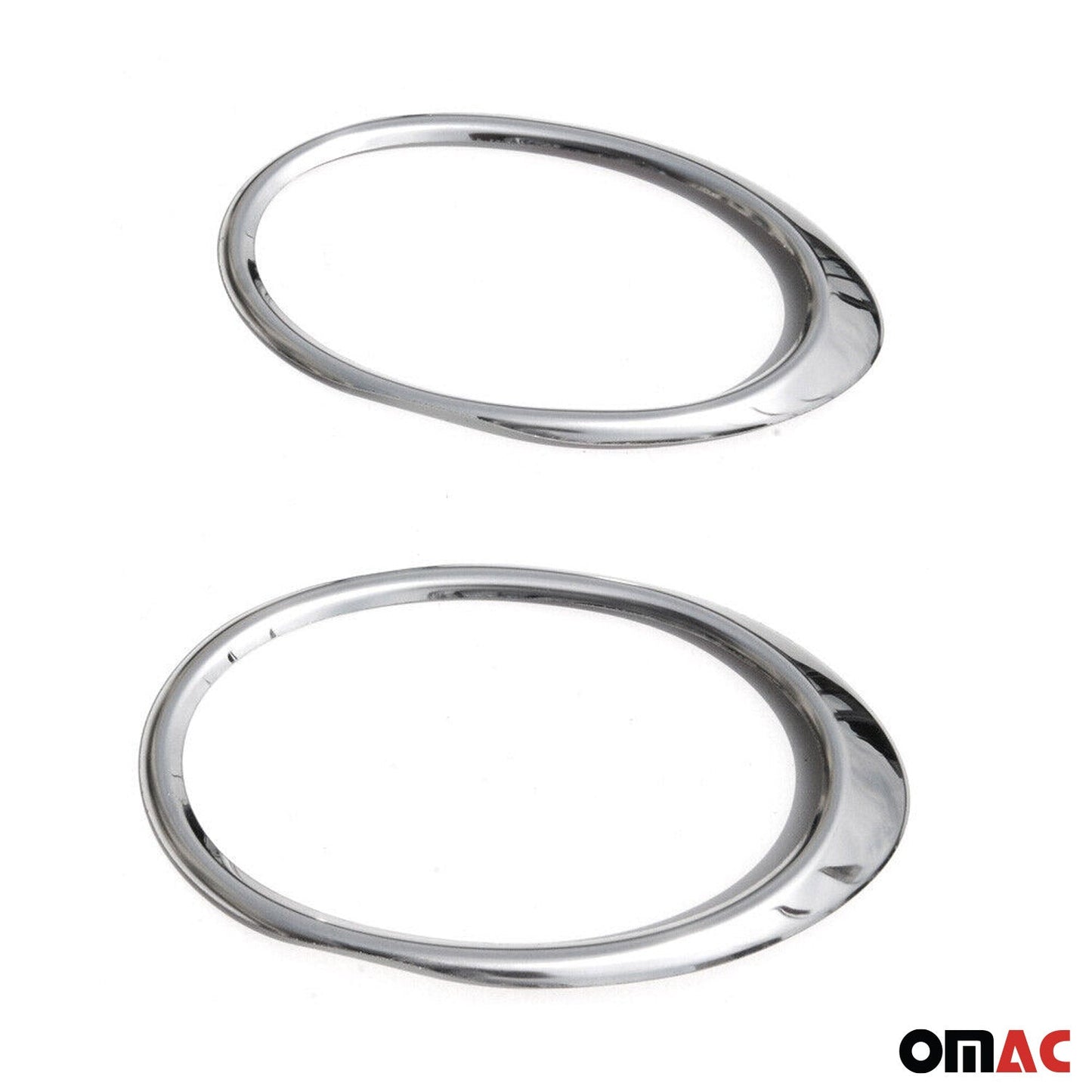 Ramă proiectoare ceață pentru VW Jetta 2010-2014, oțel inoxidabil, argintiu, set 2 piese