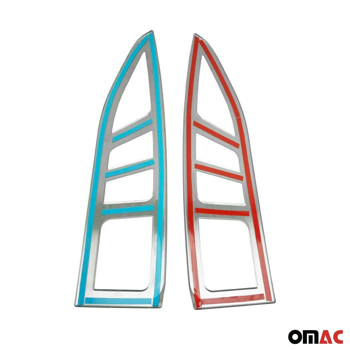 Rücklicht Leisten Heckleuchte für Citroen Berlingo 2008-2012 Pre-FL Edelstahl 2x