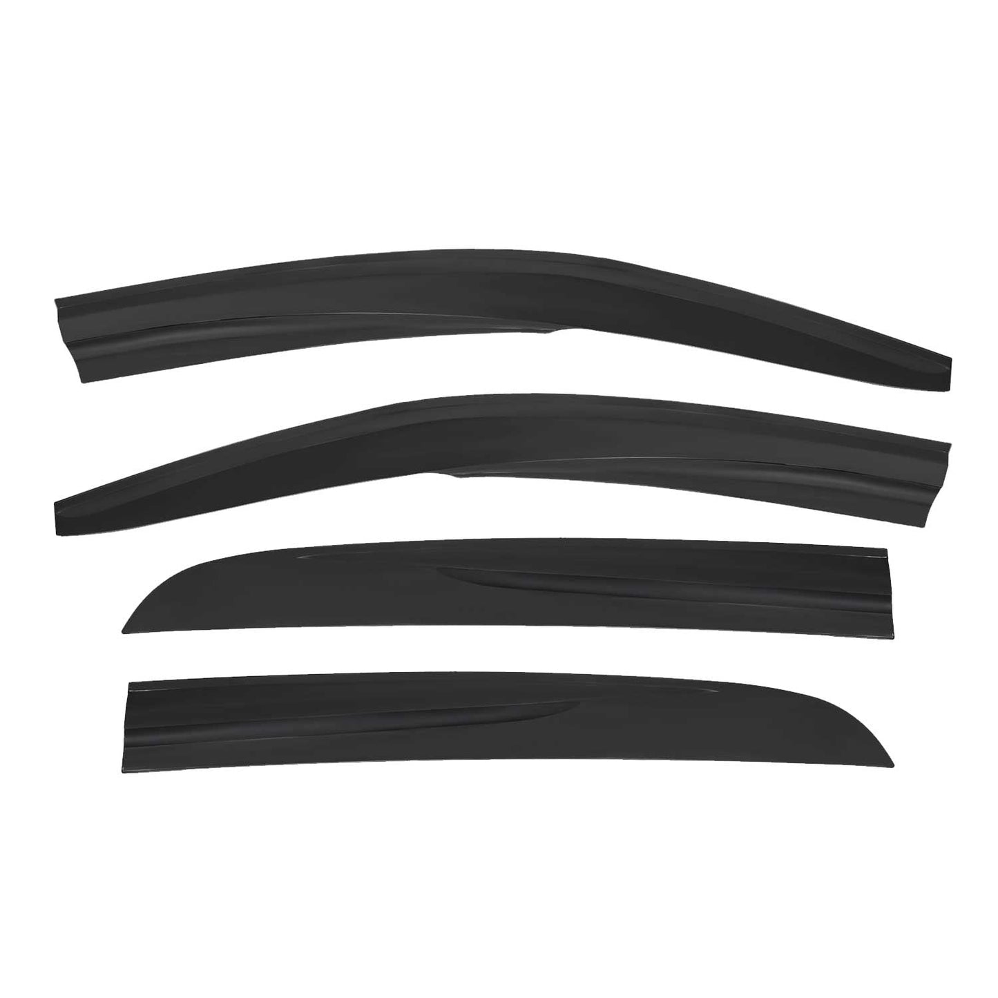 4x Deflectoare de vânt Deflectoare de ploaie pentru Peugeot 301 Saloon 2012-2024 Acril Închis la culoare