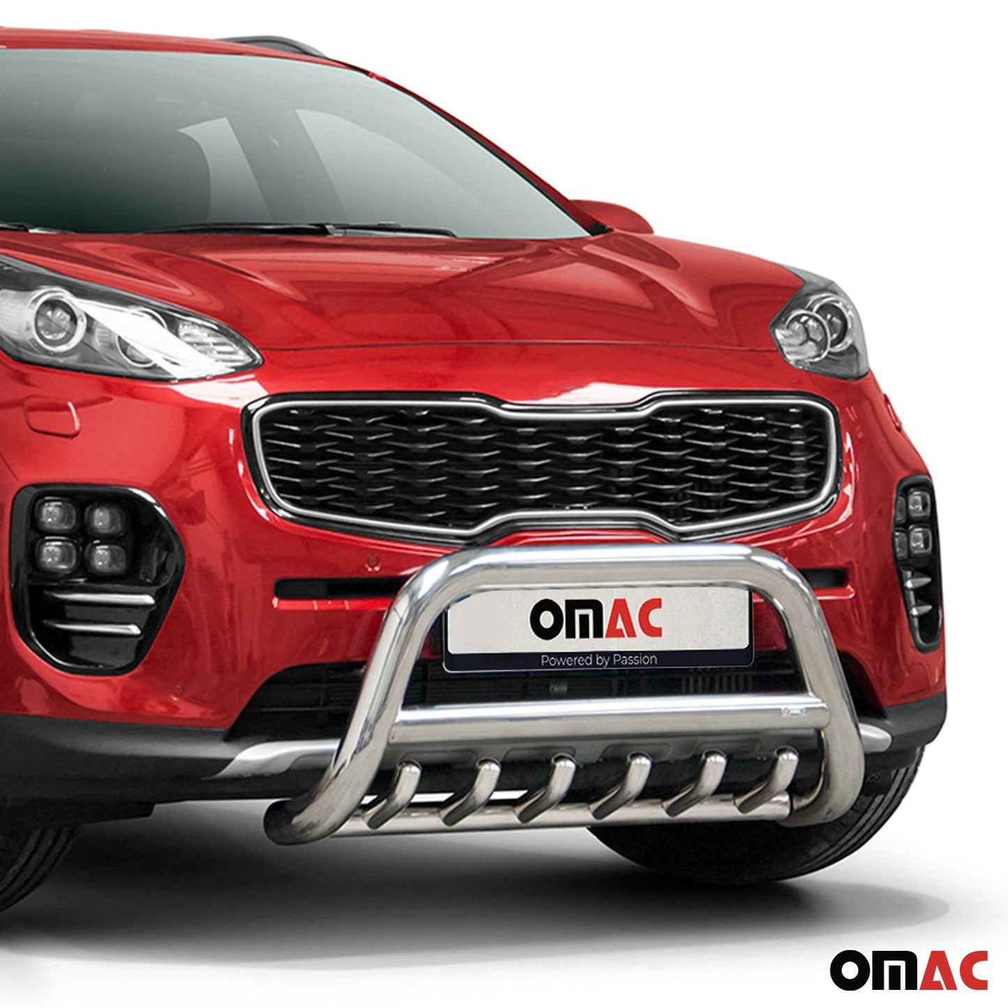 Bară de protecție față pentru Kia Sportage 2015-2021 cu omologare ABE (omologare de tip germană) - argintiu