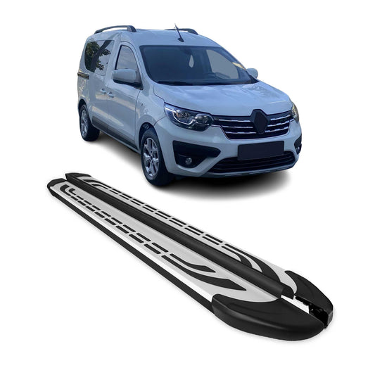 Trittbretter Schweller Seitenbretter für Renault Express 2021-2025 Schwarz