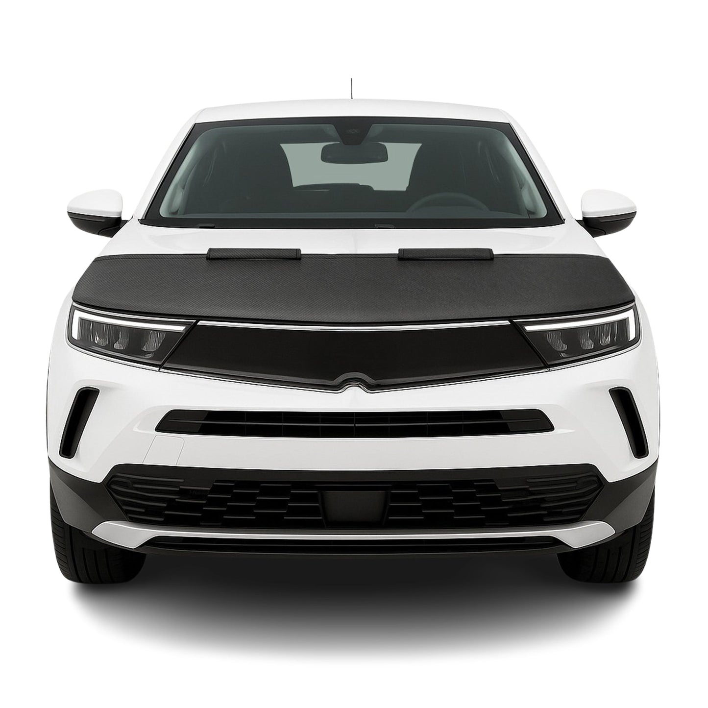 Haubenbra Steinschlagschutz Bonnet Bra für Opel Mokka 2020-2025 Carbon Halb