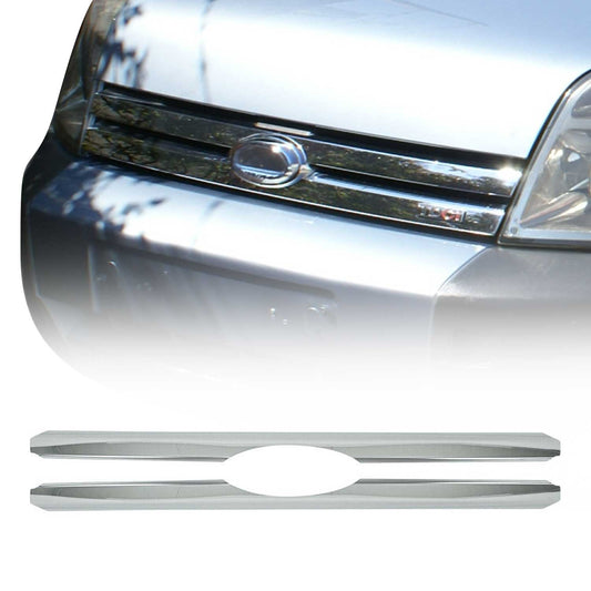 Benzi decorative grilă auto pentru Ford Transit 2006-2014, oțel inoxidabil, argintiu, 2x