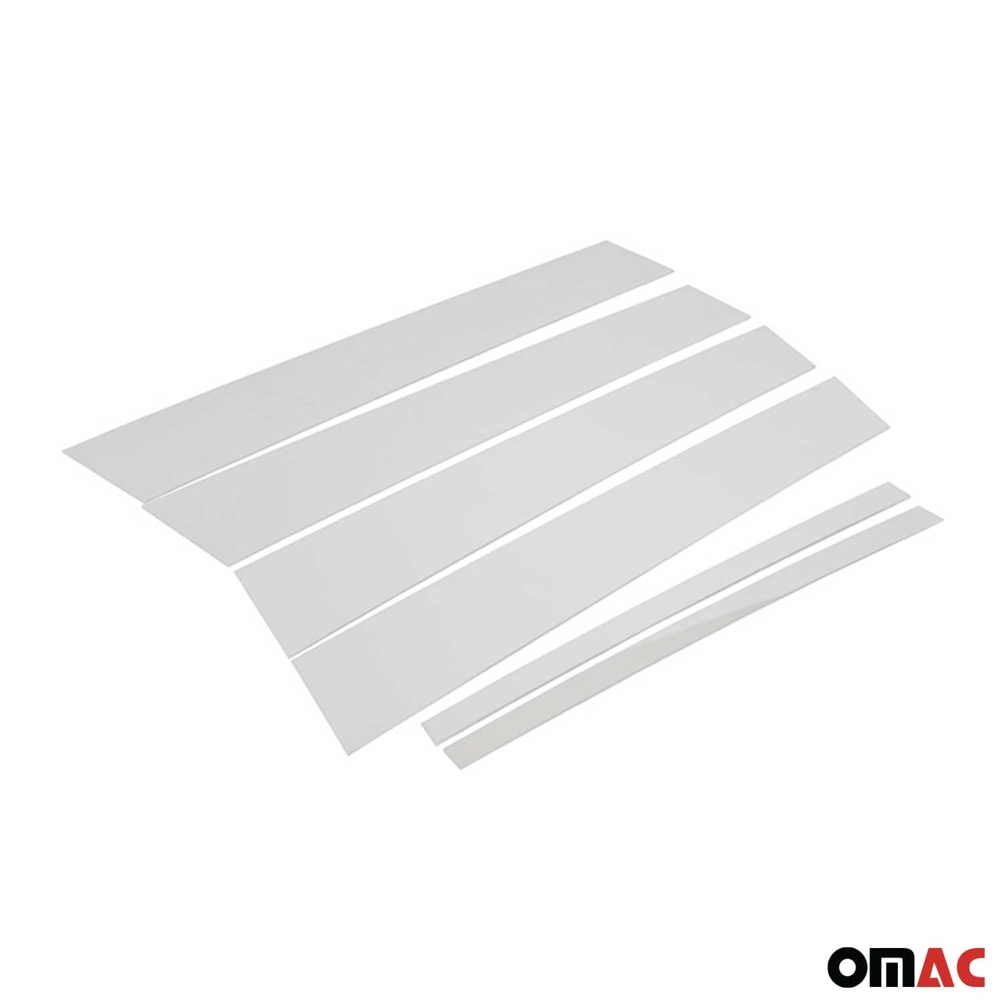 B-Säule Türsäulen Verkleidung für Opel Corsa F 2019-2025 Edelstahl Silber 6tlg