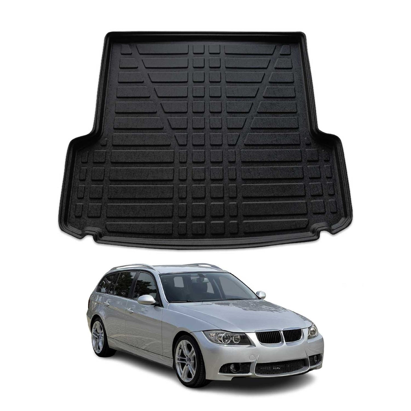Kofferraumwanne Laderaumwanne für BMW 3er E91 Touring 2005-2011 Gummi TPE