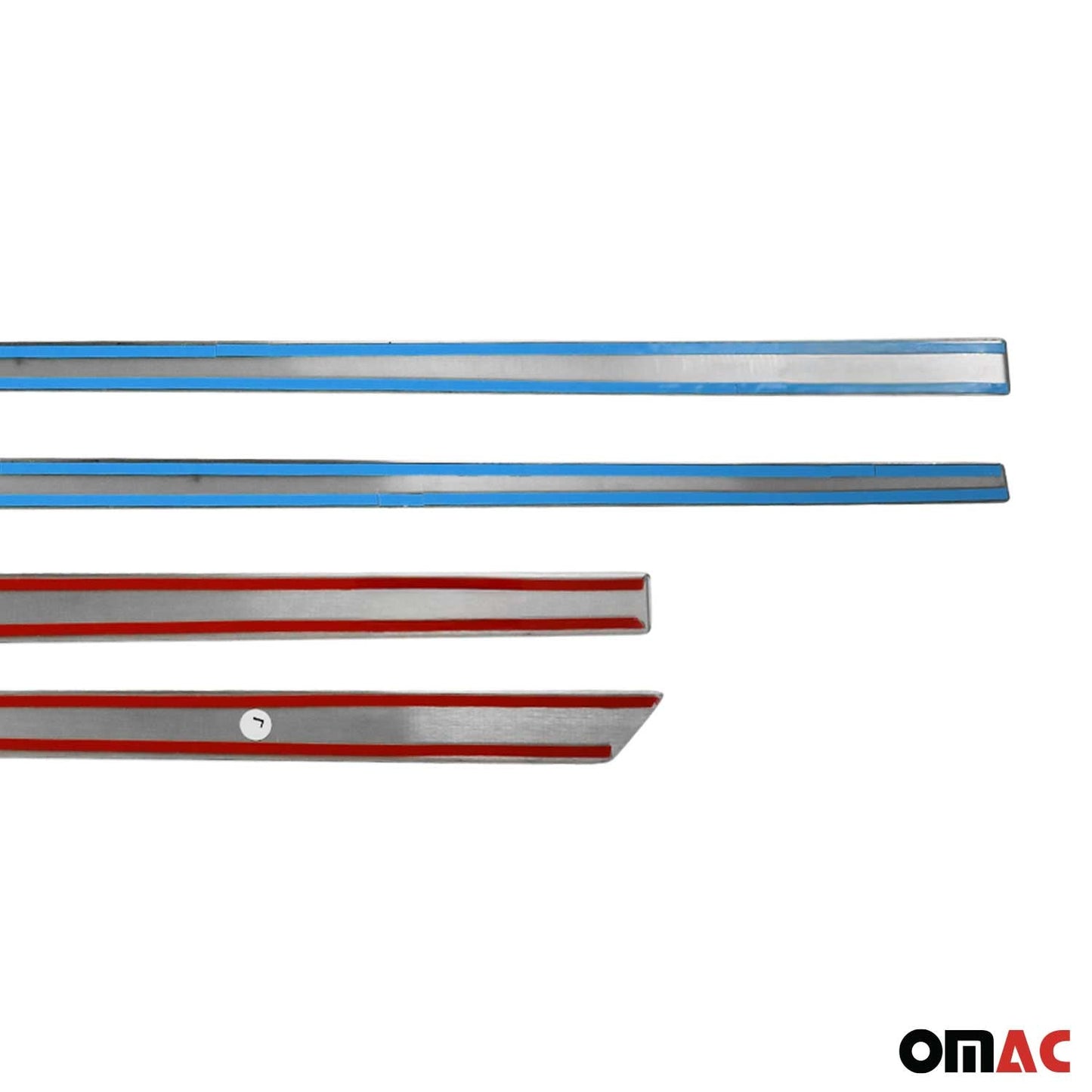 Seitentürleiste Türleisten Türschutzleiste für Opel Corsa F 2019-2025 Chrom 4x