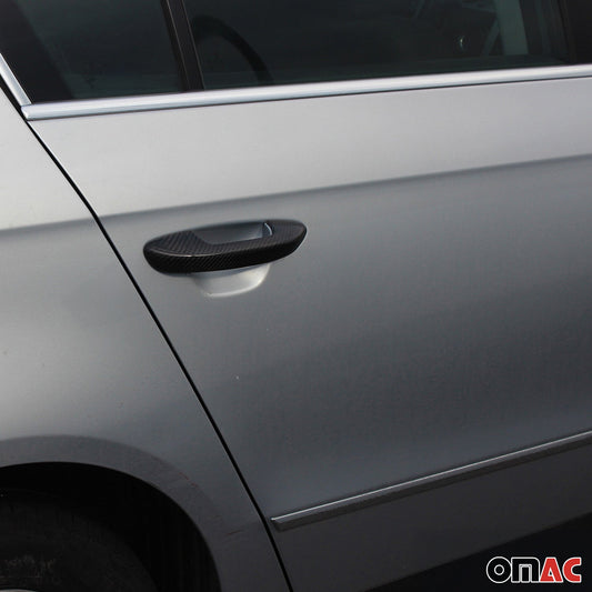 Türgriff Blende Türgriffkappen für Skoda Fabia 15-21 Scala 19-25 Carbon 8x