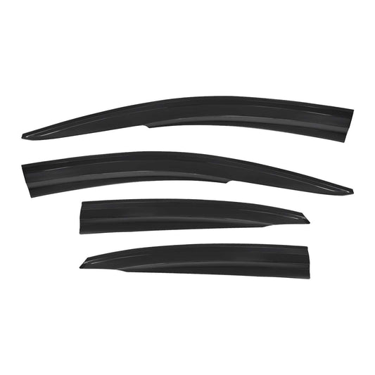 4x Windabweiser Regenabweiser für Ford Focus 2004-2010 Limo Schrägheck Dunkel