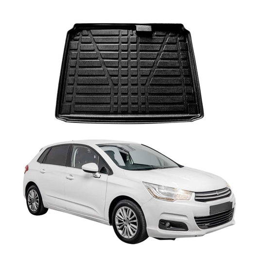 Kofferraumwanne Laderaumwanne für Citroen C4 2010-2021 Schrägheck Gummi TPE