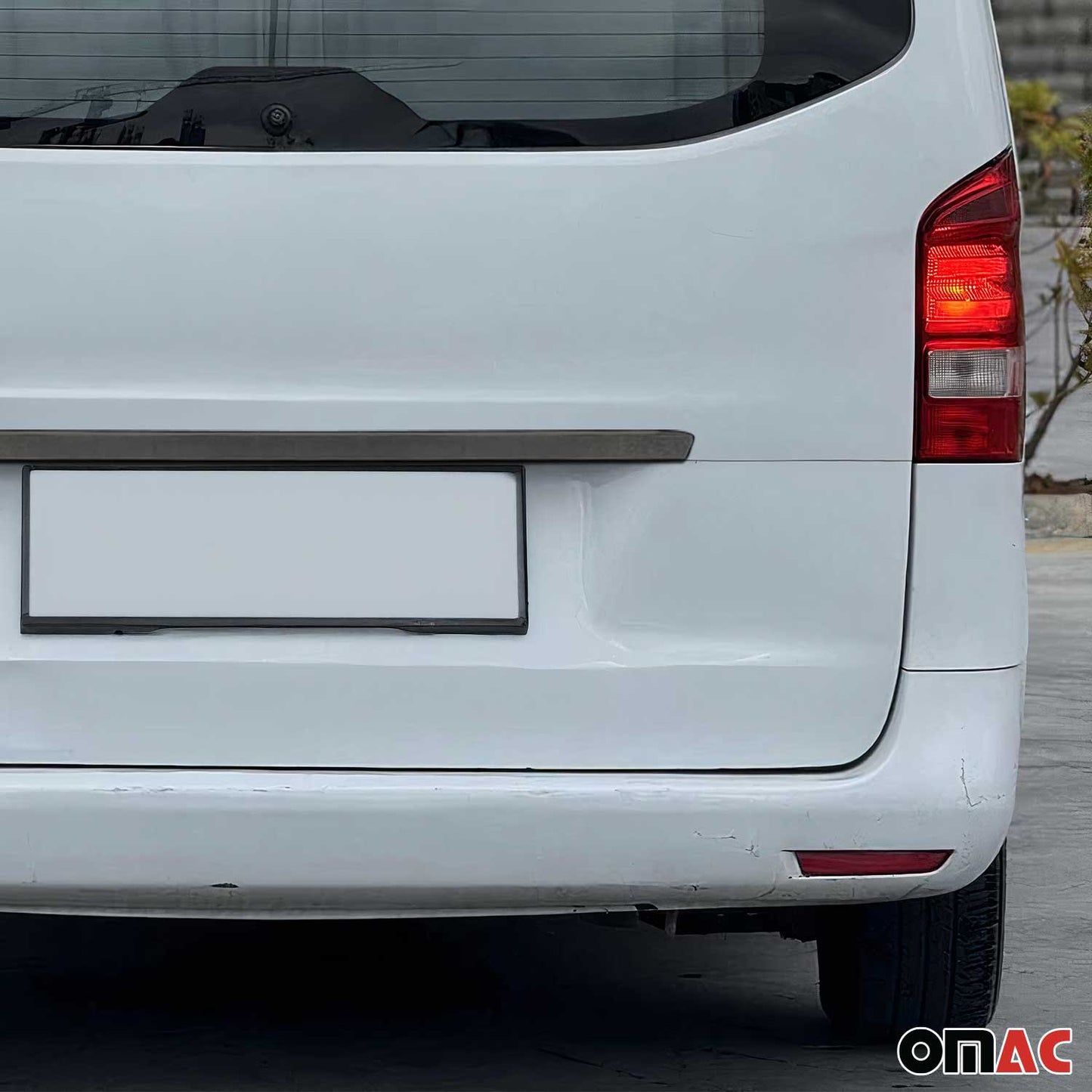 Mâner deschizător portbagaj pentru Mercedes Vito W447, oțel inoxidabil, finisaj închis, 1 bucată