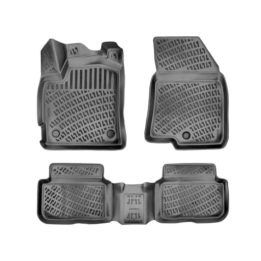 Covorașe auto Renault Taliant Sedan 2021-2025, TPE, negre, set 4 piese