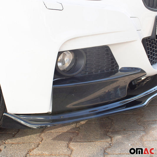 Frontspoiler Lippe Stoßstange Splitter für Honda Civic 2012-2015 ABS Schwarz