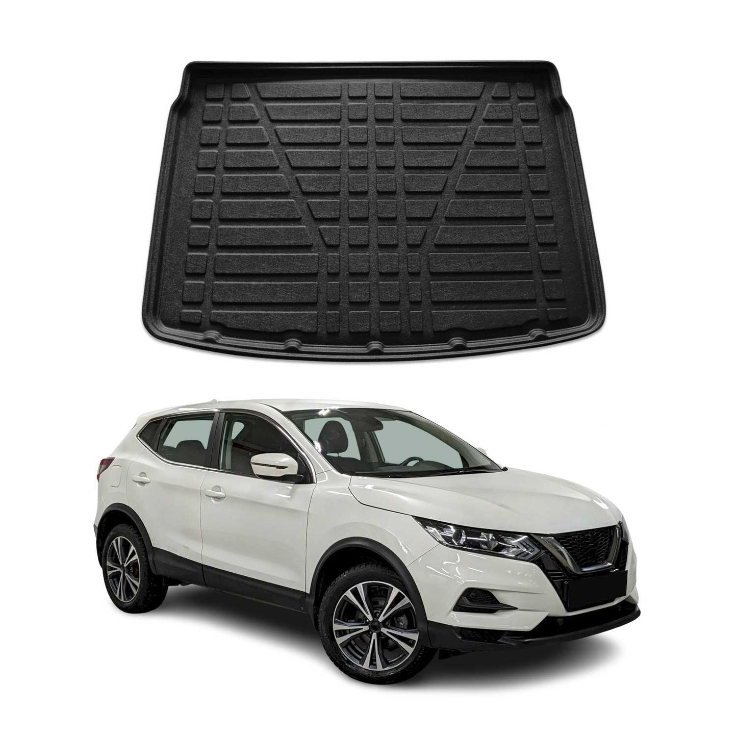 Căptușeală portbagaj/cargo pentru Nissan Qashqai 2020-2021, cauciuc TPE, negru