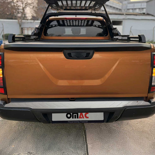 Apărătoare prag/bară de protecție pentru Nissan Navara 2016-2025, oțel inoxidabil, argintiu