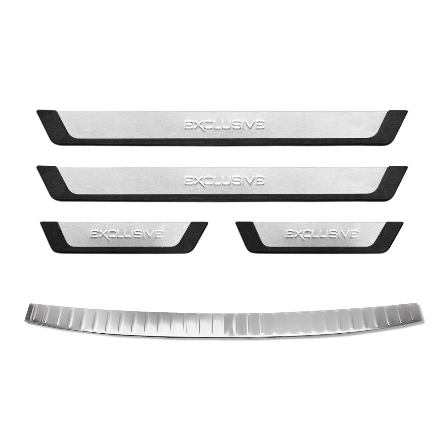 Ladekantenschutz & Einstiegleisten für Hyundai Tucson 2015-2020 Chrom Satz