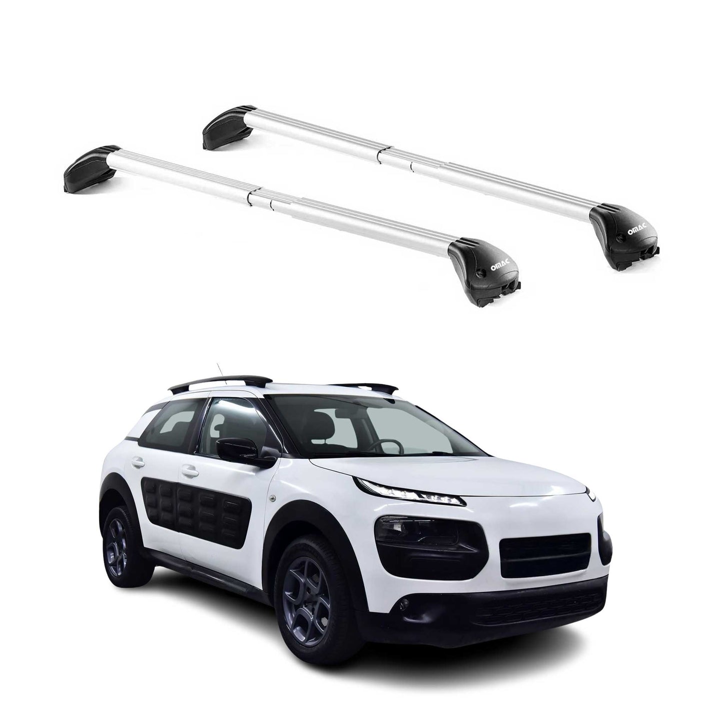 Dachträger Grundtäger für Citroen C4 Cactus 2015-2020 5 tür 100kg Alu Silber ABE