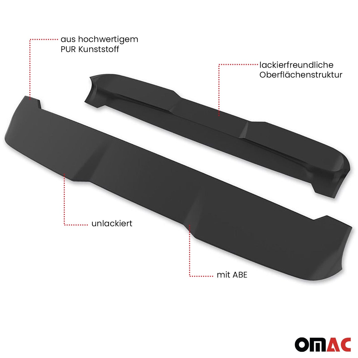 RDX Dachspoiler für Citroen Jumper Fiat Ducato Peugeot Boxer 2003-2025 H1