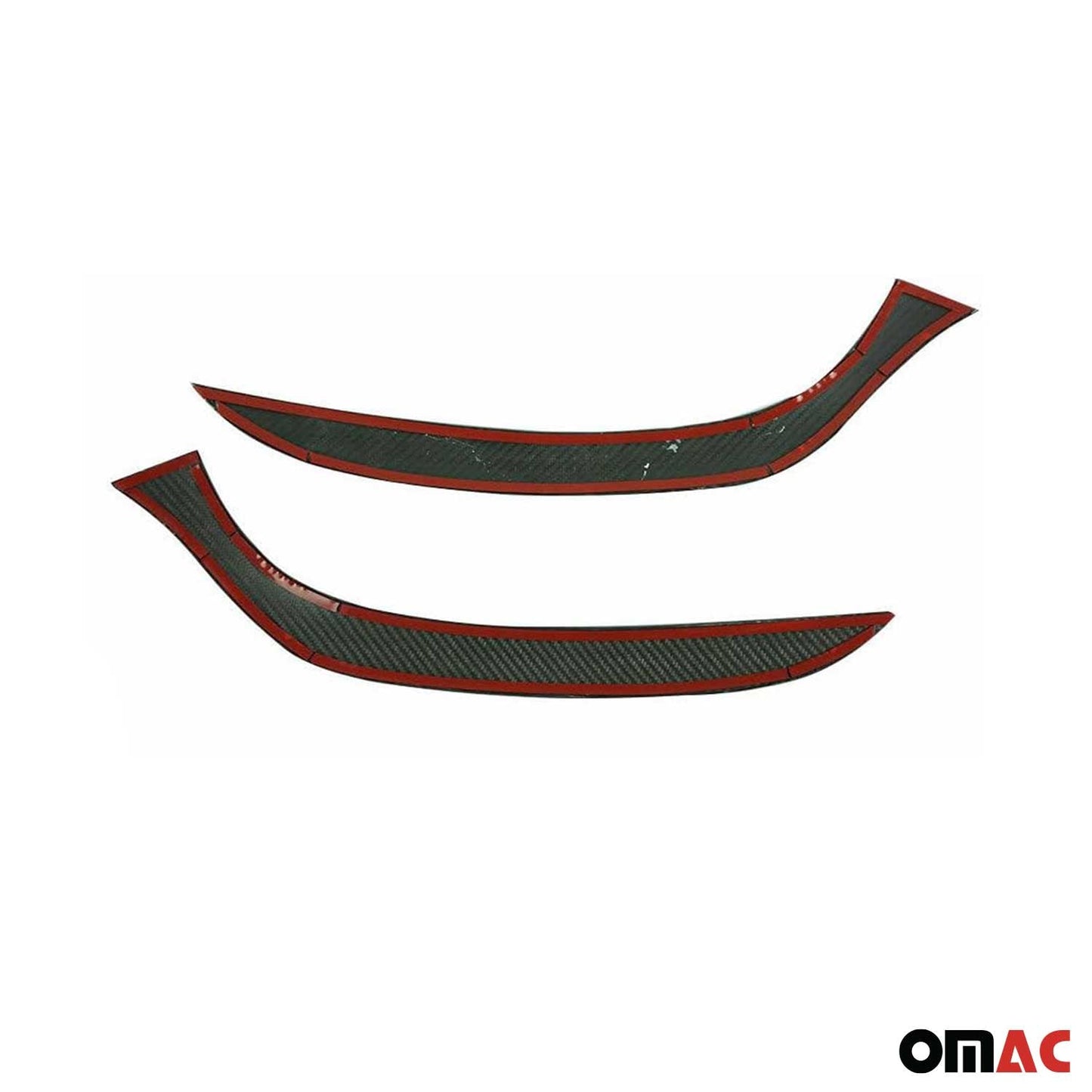 Scheinwerfer Leisten Böser Blick für VW Caddy 2010-2015 Edelstahl Silber 2tlg