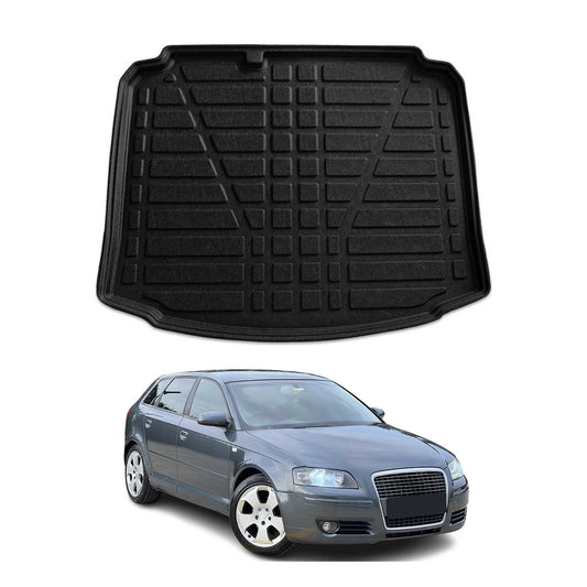 Kofferraumwanne Laderaumwanne für Audi A3 8P Sportback 2004-2013 Gummi TPE