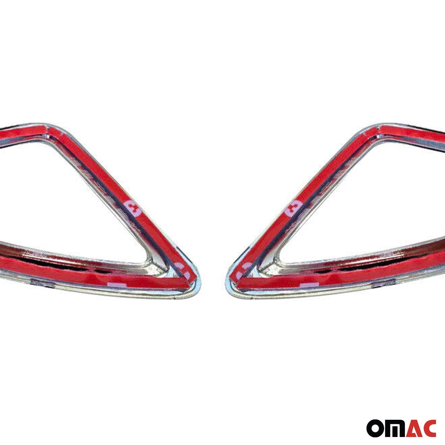 Lüftung Rahmen für Jeep Renegade 2014-2024 Chrom ABS Silber 2tlg