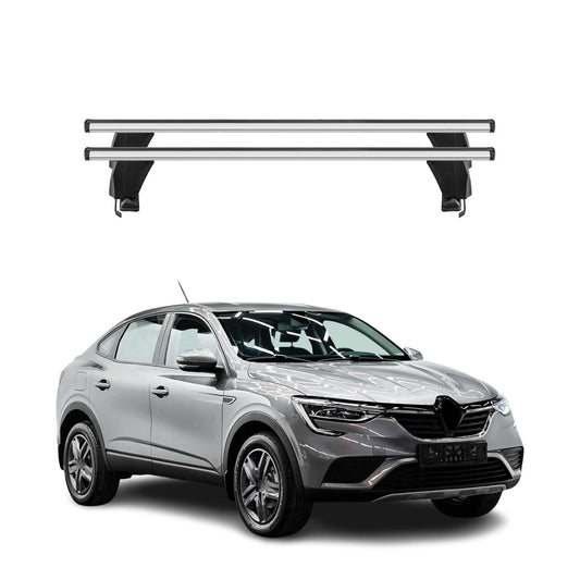Menabo Dachträger Grundträger für Renault Arkana 2020-2025 Alu Grau 2tlg