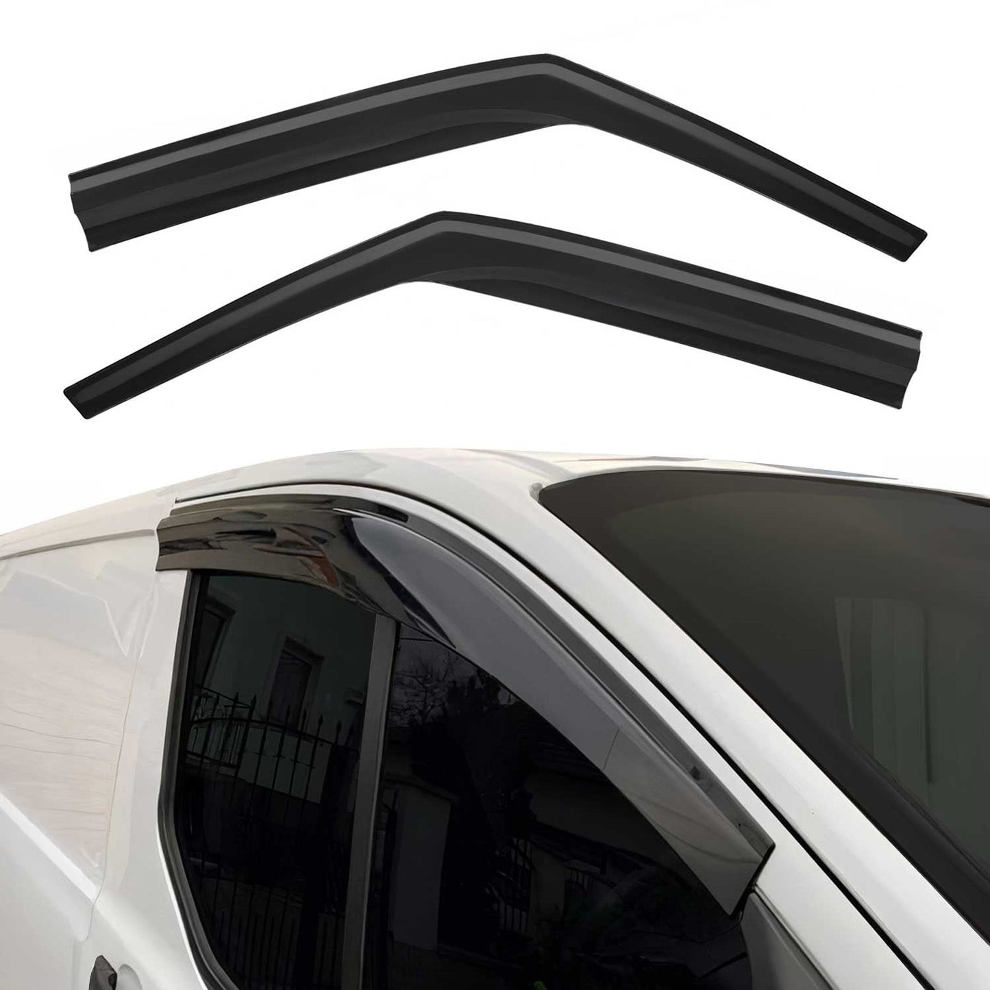 2x Windabweiser Regenabweiser für Nissan Interstar Renault Movano 1998-2009