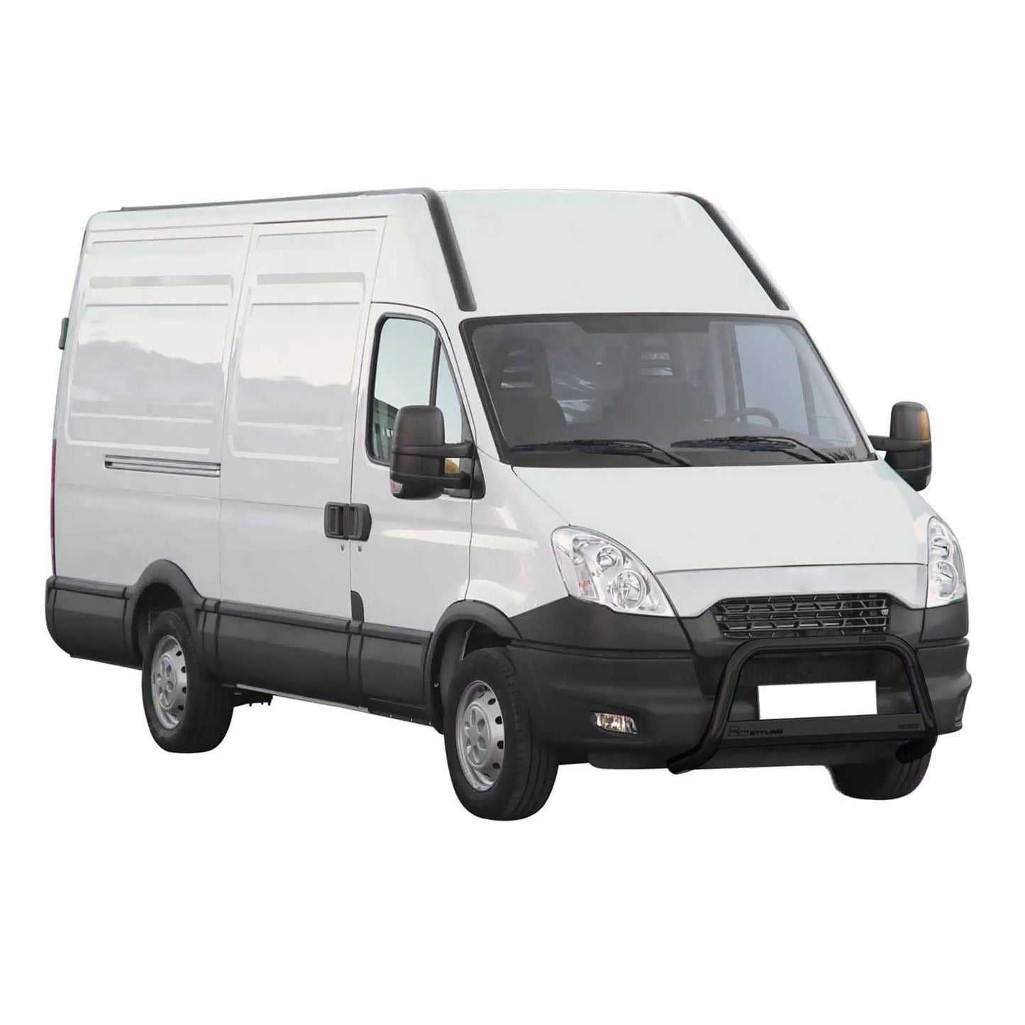 Bară de protecție/buton față pentru Iveco Daily 2012-2014, ø63mm, oțel, negru, protecție