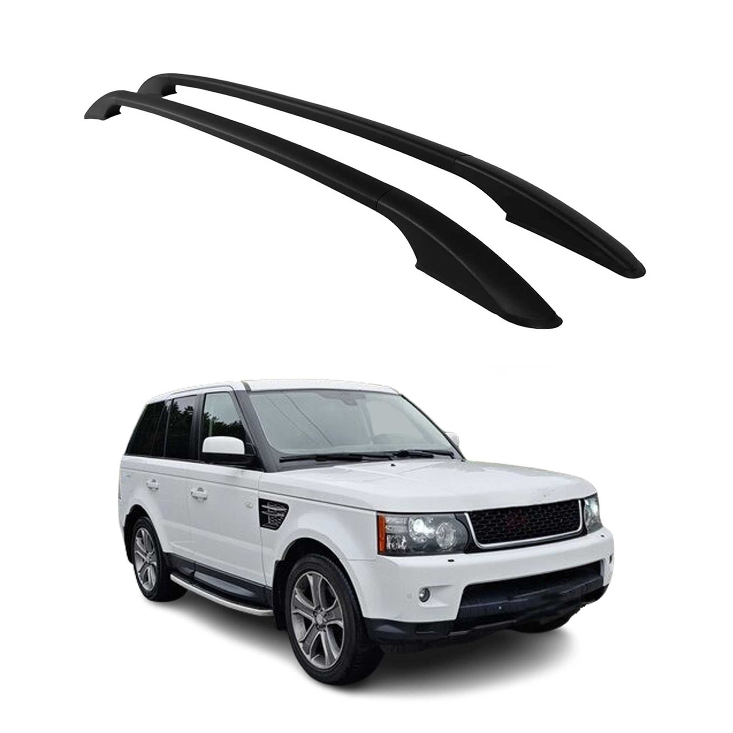Dachreling Dachgepäckträger für Range Rover Sport 2005-2013 Alu Schwarz