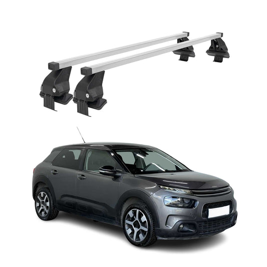 Menabo Dachträger Grundtäger für Citroen C4 Cactus 2018-2024 50kg Stahl Grau 2x