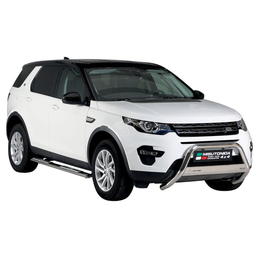 Stahl Schwellerrohre Trittbretter für Land Rover Discovery Sport 2014-2018 Grau