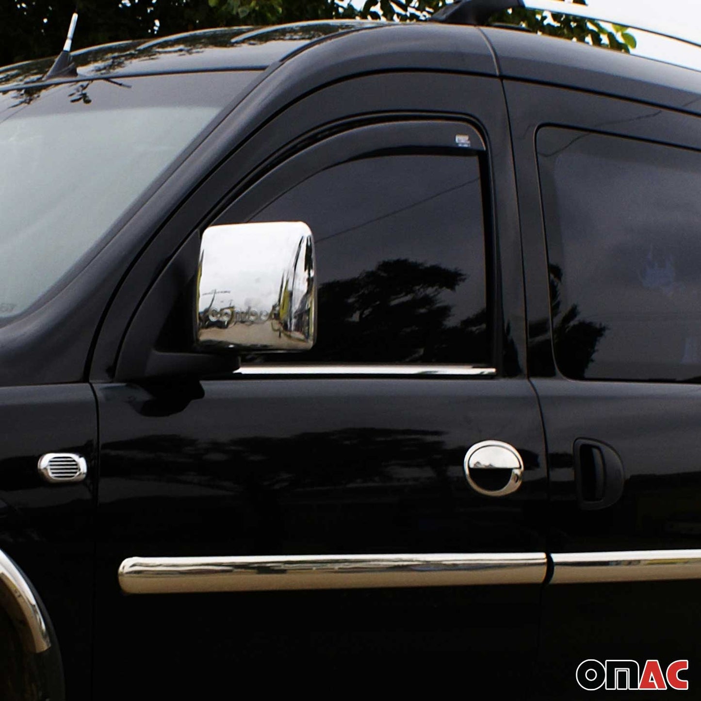 Fensterleisten Zierleisten für Opel Combo C 2001-2011 Edelstahl Chrom 2tlg