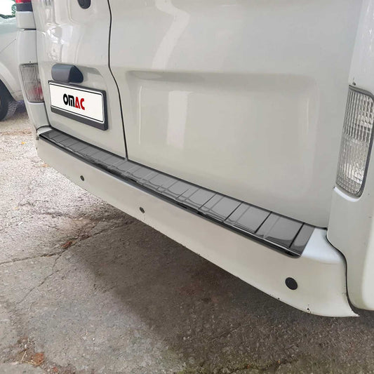 Ladekantenschutz Stoßstangenschutz für Renault Trafic 2014-2024 Edelstahl Dunkel