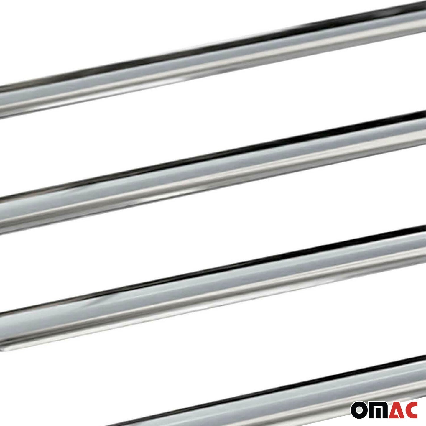 Benzi decorative pentru geamuri pentru Mercedes Clasa E W210 1995-2002, oțel inoxidabil, 4 bucăți