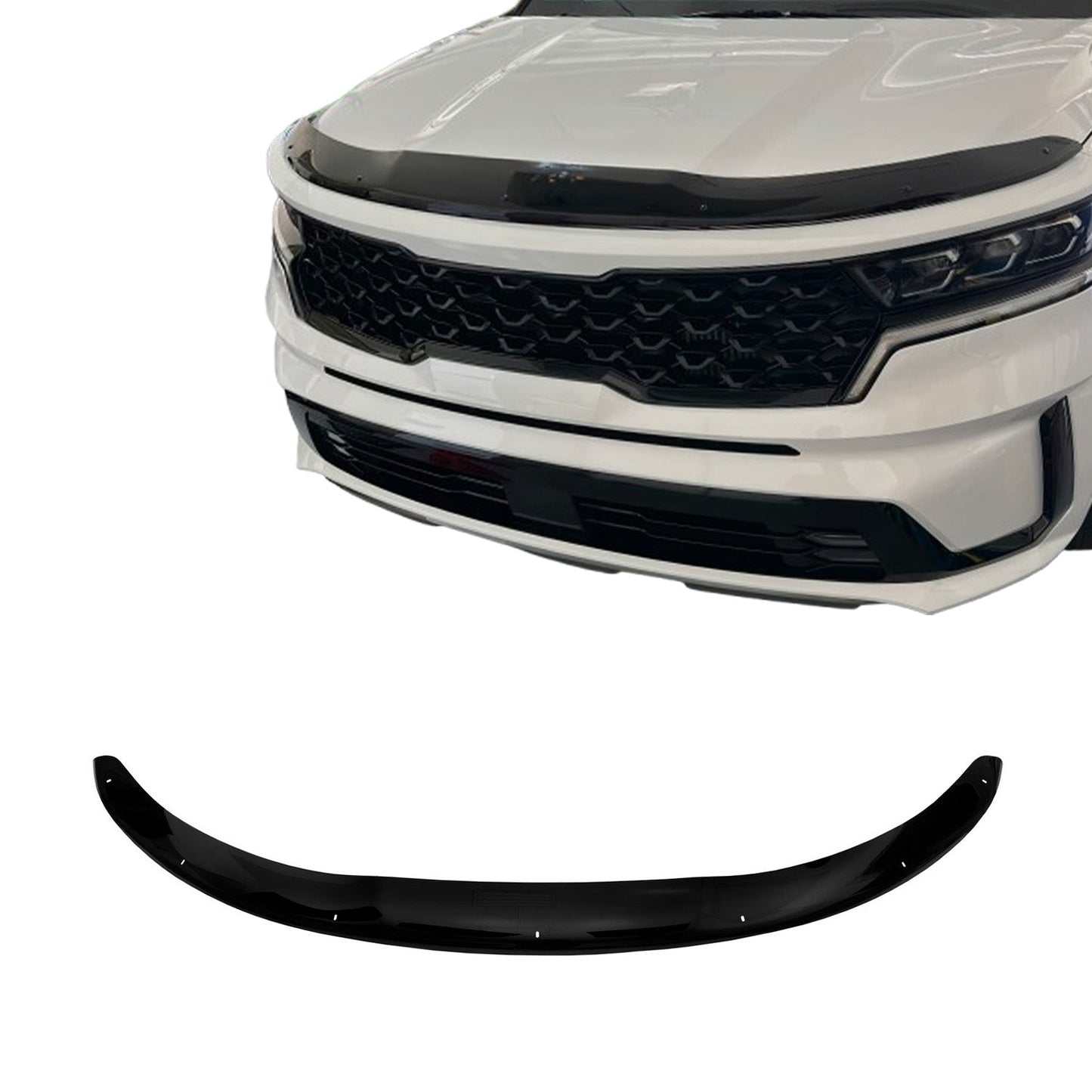 Motorhaube Deflektor Insekten Steinschlagschutz für Kia Sorento 2020-2025 Dunkel