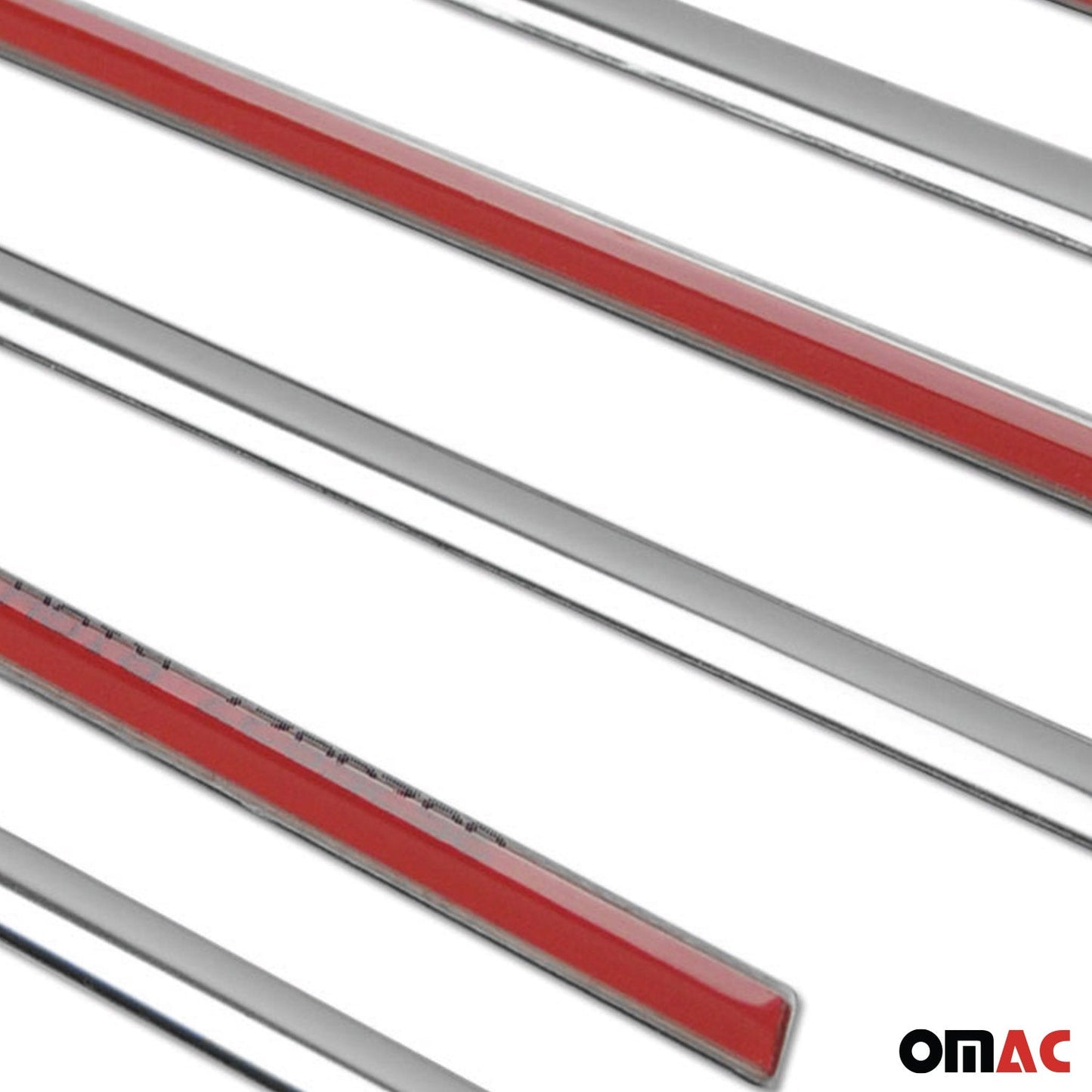 Benzi decorative pentru geamuri Kia Sorento 2012-2017, oțel inoxidabil cromat, 6 bucăți