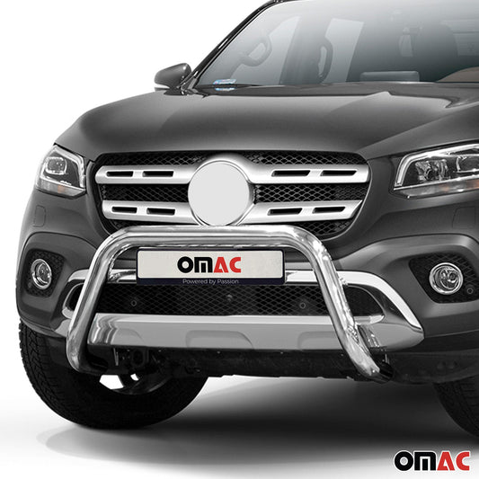 Bară de protecție/buton față pentru Mercedes Clasa X 2017-2020 cu ABE (omologare de tip germană) argintiu