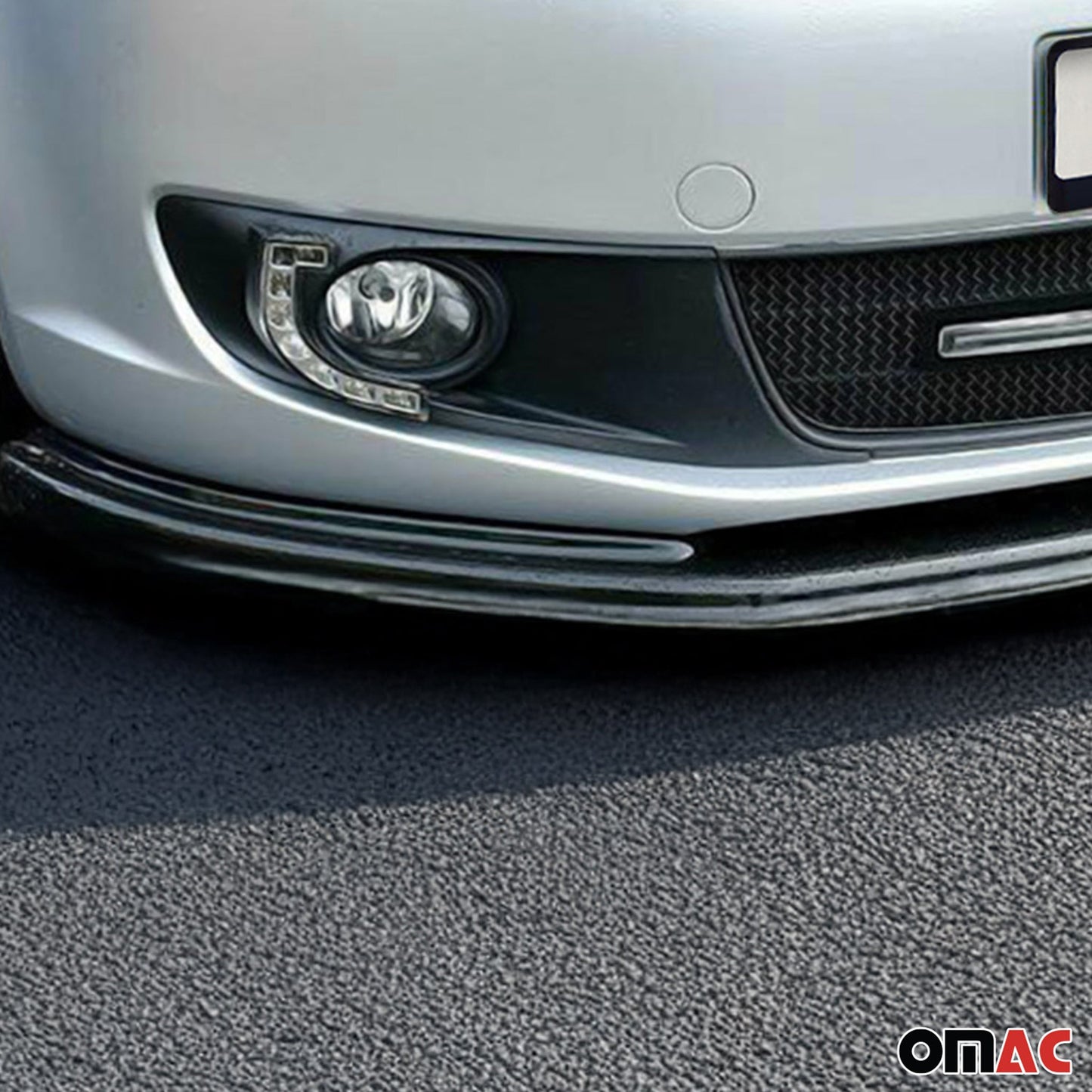 Frontspoiler Lippe Stoßstange Splitter für VW Caddy 2010-2015 ABS Schwarz 1tlg