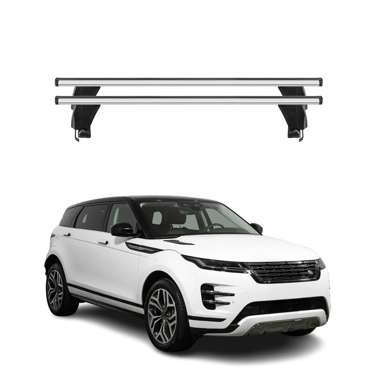Menabo Dachträger für Land Rover Range Rover Evoque L551 2018-2025 50kg Grau 2x