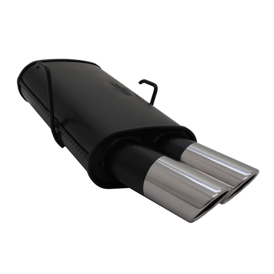 Novus Sportauspuff für Peugeot 106 2x76mm SR-Design Endschalldämpfer mit ABE