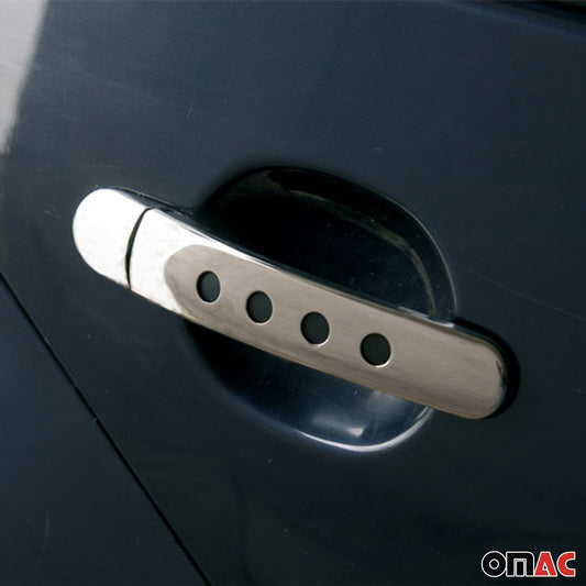Ornamente mâner ușă, capac mâner ușă pentru VW Golf, oțel inoxidabil argintiu mat, set 4 piese