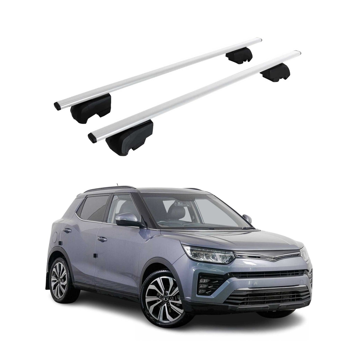 Bară de plafon pentru Ssangyong Tivoli 2015-2023, metalică, cu ABE (omologare de tip germană), 2x