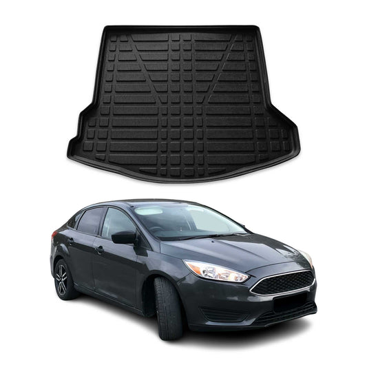 Kofferraumwanne Laderaumwanne für Ford Focus mk3 2011-2018 Limo mit Ersatzrad