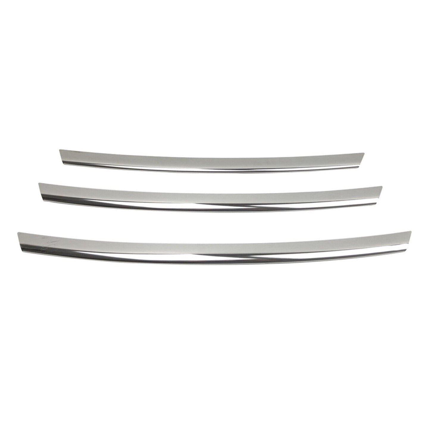 Benzi grilă radiator pentru Hyundai Veloster 2011-2017, crom-argintiu, 3x