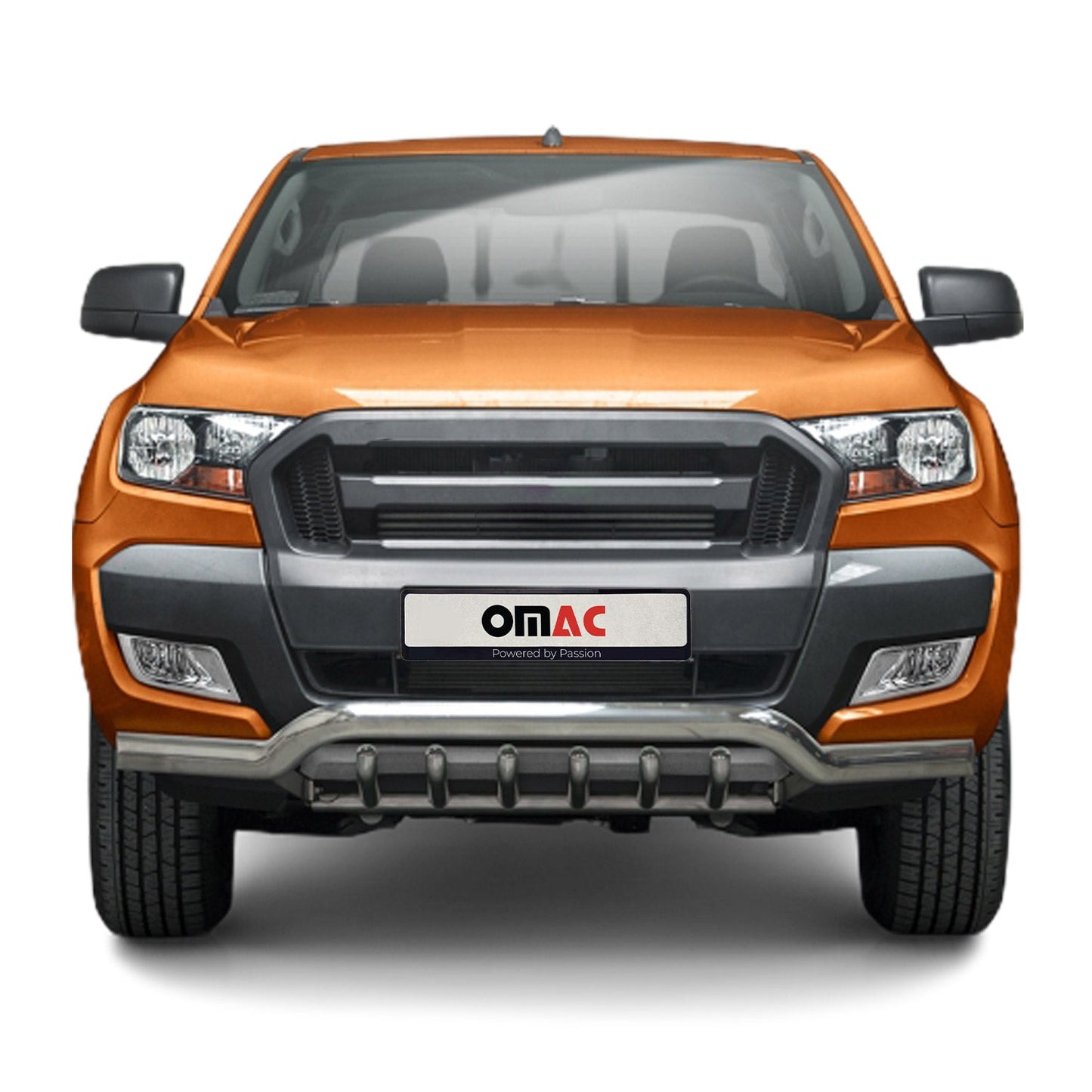 Frontschutzbügel Frontbügel für Ford Ranger 2016-2025 mit ABE Stahl Silber